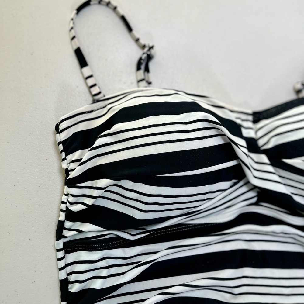 Catalina Monochrome Striped Swimwear - Picture 8 of 11